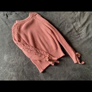 Pink sweater